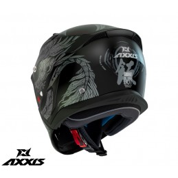 Casca Axxis model Hunter SV ONI B2 gri mat (ochelari soare integrati) - AXXIS - MLM Motors