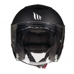 Casca open face MT Thunder III SV Jet A1 negru mat (ochelari soare integrati) - MT HELMETS - MLM Motors