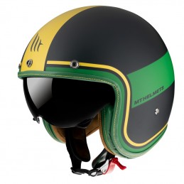 Casca open face MT Le Mans 2 SV Tant C9 negru/auriu mat (ochelari soare integrati) - MT HELMETS - MLM Motors