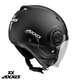 Casca Axxis model Metro A1 negru mat (open face) - AXXIS - MLM Motors