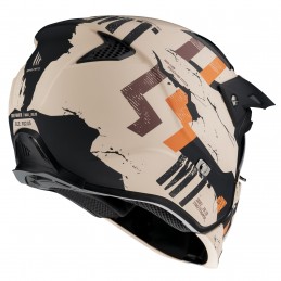 Casca MT Streetfighter SV Skull2020 A14 portocaliu mat (ochelari soare integrati) - MT HELMETS - MLM Motors