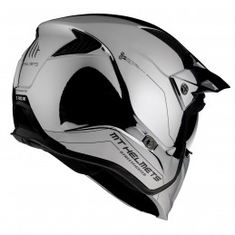 Casca MT Streetfighter SV A2 argintiu cromat lucios (ochelari soare integrati) - MT HELMETS - MLM Motors
