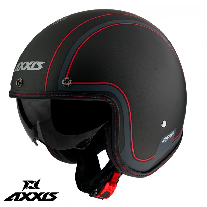 Casca Axxis model Hornet SV Royal B1 negru mat (ochelari soare integrati) - AXXIS - MLM Motors