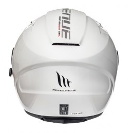 Casca open face motociclete MT Avenue SV alb lucios (ochelari soare integrati) - MT HELMETS - MLM Motors