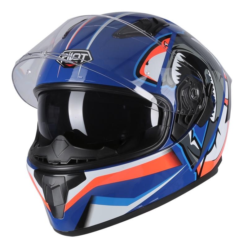 Casca integrala PILOT FIGHTER SHARK - PILOT - MLM Motors