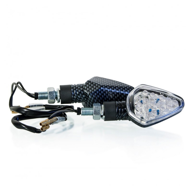 Semnal MOTION STUFF LED universal carbon, STF-101-3031 - MOTION STUFF - MLM Motors