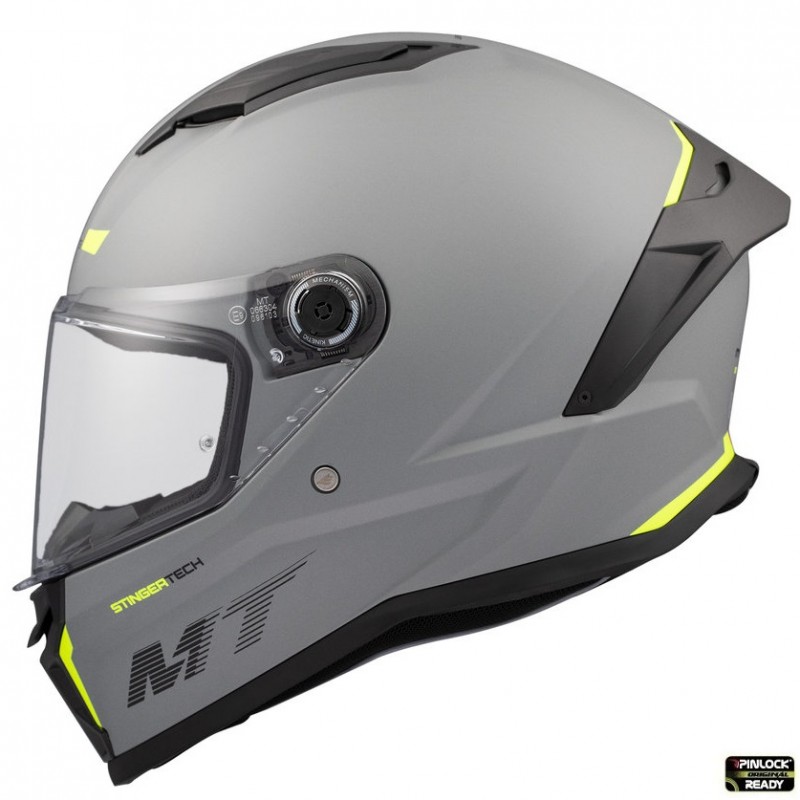 Casca integrala MT Stinger 2 A12 gri mat - MT HELMETS - MLM Motors