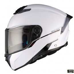 Casca modulabila MT Atom 2 SV A0 alb lucios (ochelari soare integrati) - MT HELMETS - MLM Motors