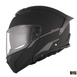 Casca modulabila MT Atom 2 SV A1 negru mat (ochelari soare integrati) - MT HELMETS - MLM Motors