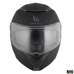 Casca modulabila MT Atom 2 SV A1 negru mat (ochelari soare integrati) - MT HELMETS - MLM Motors