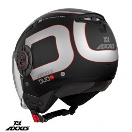 Casca Axxis model Metro S Duo B1 negru lucios (open face) - AXXIS - MLM Motors