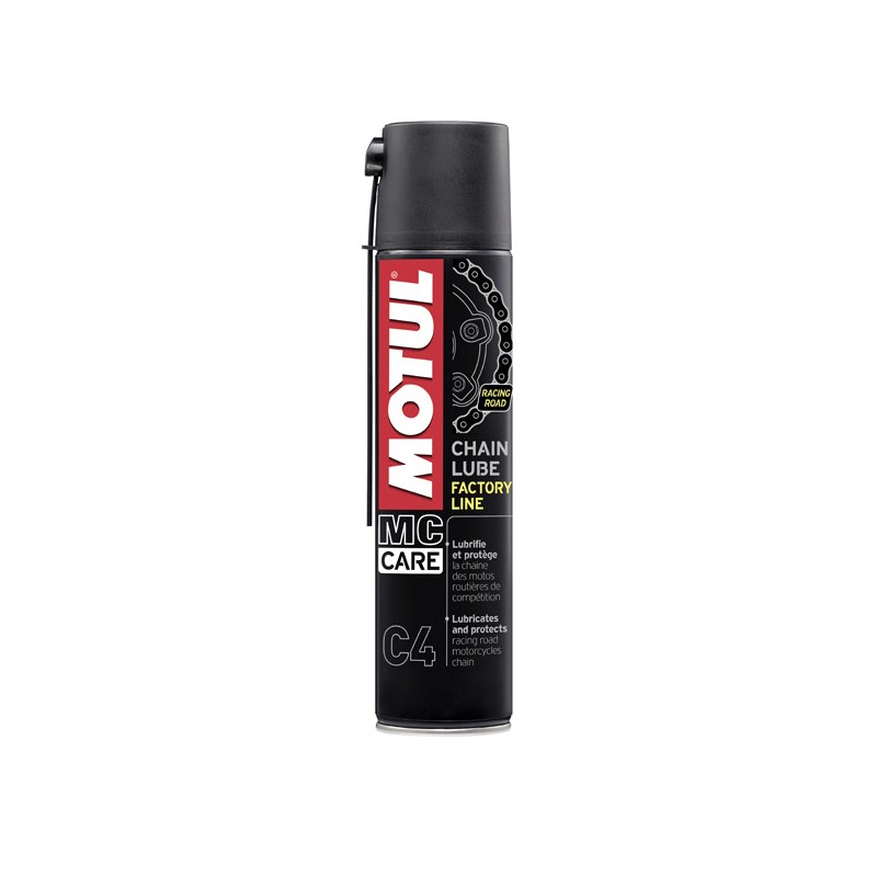 SPRAY DE LANT MOTUL C4 CHAIN LUBE FACTORY LINE 400ML - MOTUL - MLM Motors