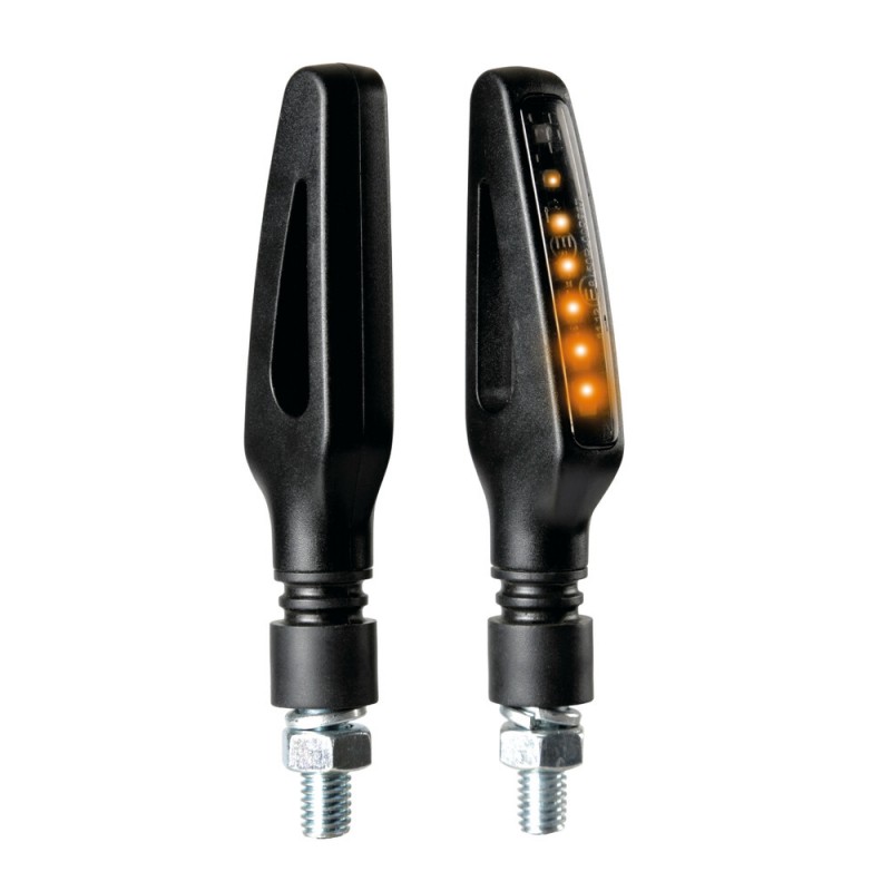 SET SEMNALIZARI LAMPA Glory SQ cu LED secvențiale - LED 12V 90474 - LAMPA - MLM Motors