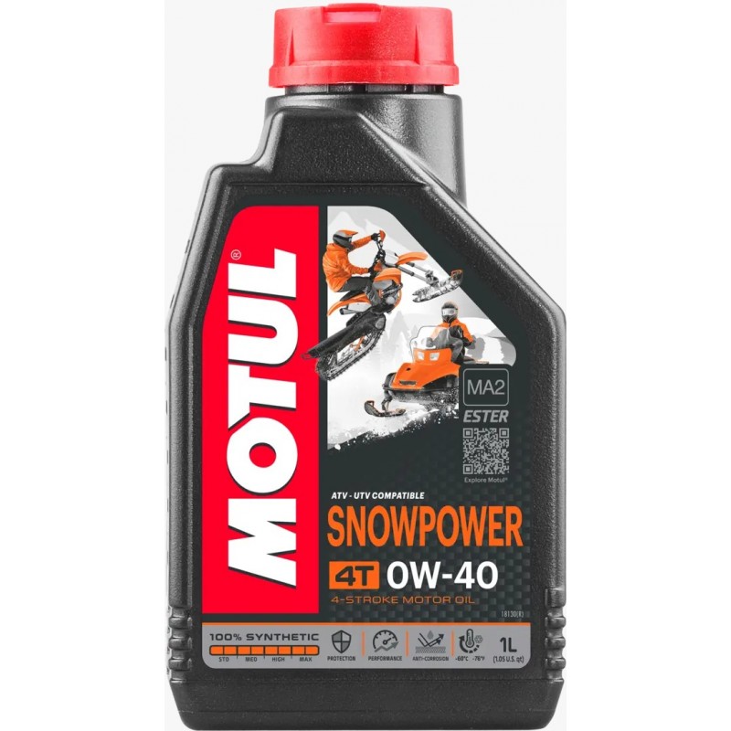 Ulei motor MOTUL SNOWPOWER 4T 0W40 - 1L - MOTUL - MLM Motors