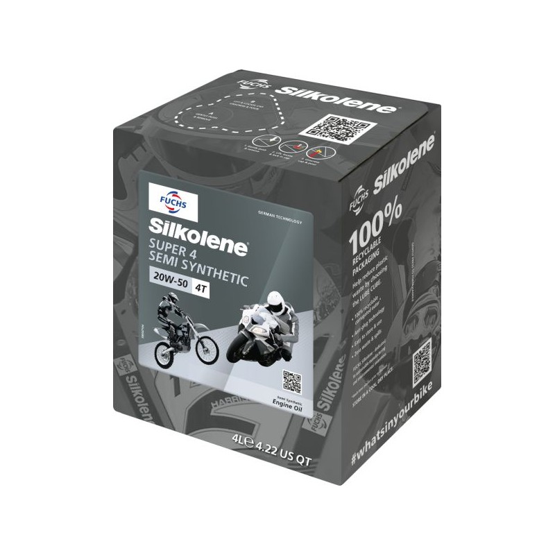 Ulei motor SILKOLENE SUPER 4 20W50 - 4L - SILKOLENE - MLM Motors