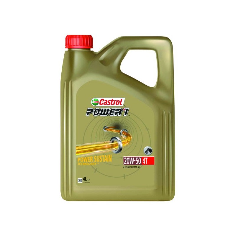 Ulei motor CASTROL POWER1 4T 20W50 - 4L - CASTROL - MLM Motors