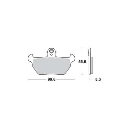 Placute de frana Carbone Lorraine 2352 MX10 (XC7) - CARBONE LORRAINE - MLM Motors