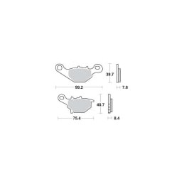 Mansoane negre diametru 22/25mm, GRPBR018 - BIKEIT - MLM Motors