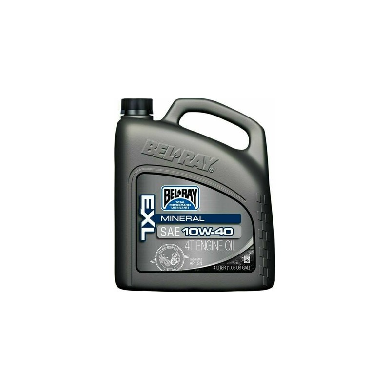 Ulei motor BEL-RAY EXL MINERAL 4T 10W40 - 4L - BEL RAY - MLM Motors