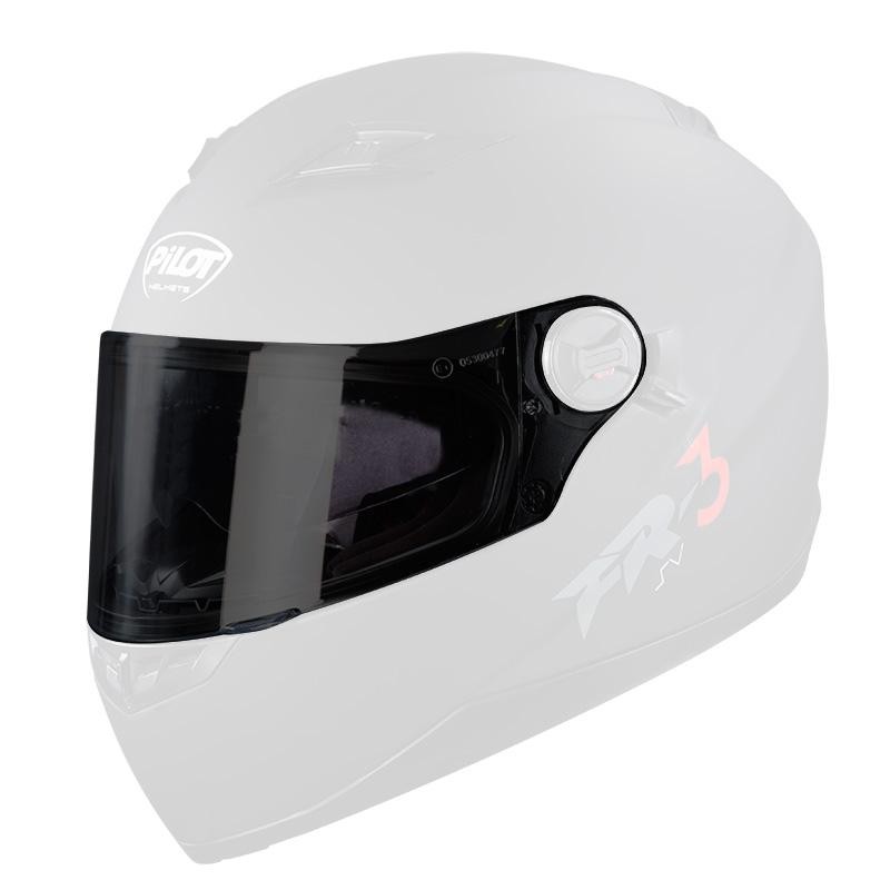 PILOT - Viziera fumuriu inchis pentru casca FR3 - PILOT - MLM Motors