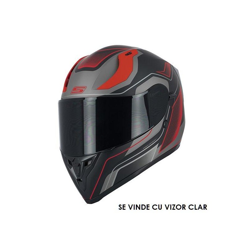 SIFAM - Casca Full-face S-LINE S441 VENGE negru / rosu - SIFAM - MLM Motors