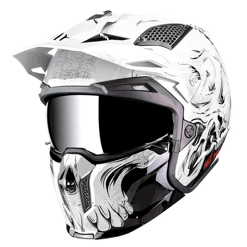 MT Helmets - Casca STREETFIGHTER Darkness [sun visor] A1, negru lucios - MT HELMETS - MLM Motors