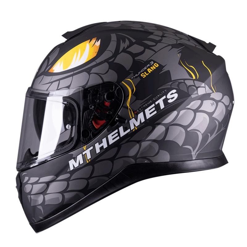 MT Helmets - Casca THUNDER 3 Slang [sun visor] A2, gri mat - MT HELMETS - MLM Motors