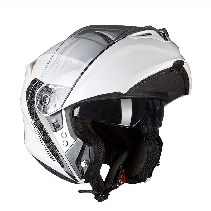 MT Helmets - Casca STORM [sun visor], alb - MT HELMETS - MLM Motors