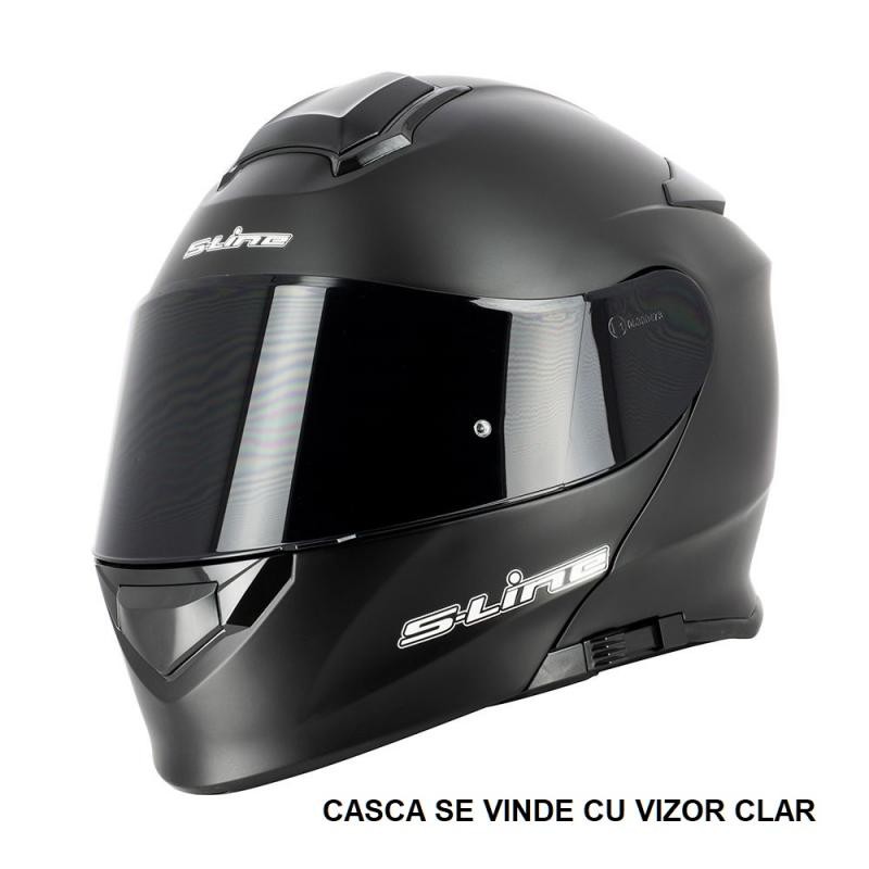 SIFAM - Casca Flip-up S-LINE S550 - negru mat - SIFAM - MLM Motors
