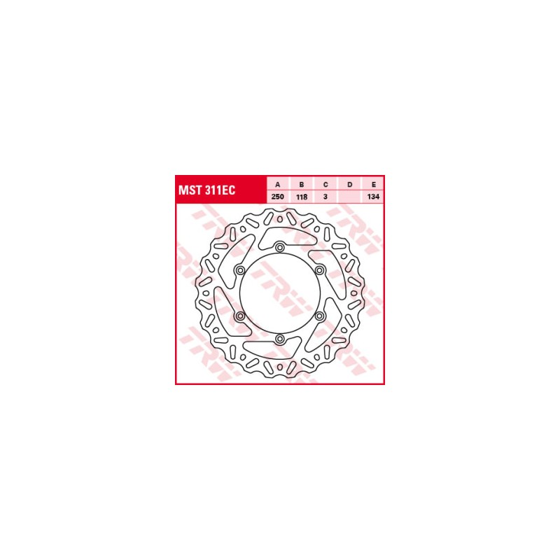 Disc frana fata Suzuki DR, DR-Z, RM, RM-X, MST311EC - TRW - MLM Motors