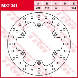 Disc frana spate BMW S 1000R/1000RR/1000RR HP4 2009-2015, 68B407F2 - BREMBO - MLM Motors
