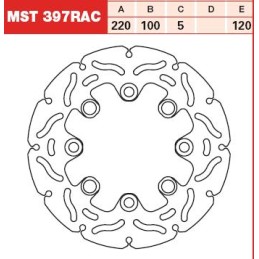 Radiator Yamaha FZ6 600N/600NA/600S /600S2 07-09 / 600S Fazer 07-08, RAD-560 - 4RIDE - MLM Motors