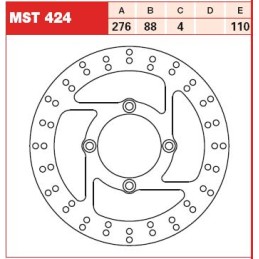 Radiator Suzuki SFV 650-2009-15 / 650A ABS - 2009-16, RAD-657 - 4RIDE - MLM Motors