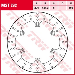 Disc frana fata CPI Derbi Generic Honda MBK PGO Yamaha TRW, MST243 - TRW - MLM Motors
