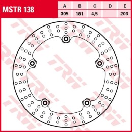 Disc frana spate BMW F/HP2/K/R/S, 68B407C0 - BREMBO - MLM Motors