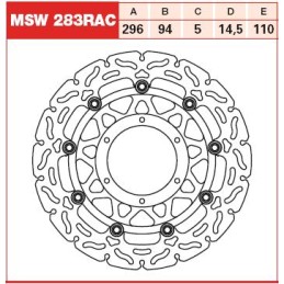 Mansoane negre diametru 22/24mm, 01680/SSF - ARIETE - MLM Motors