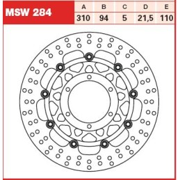 Disc frana fata Suzuki LT-R 450/450Z, THQ6277 - 4RIDE - MLM Motors