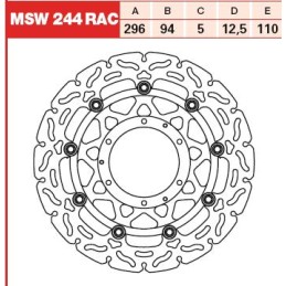 Radiator dreapta RAD-169R Sherco SE 2014-2018, RAD-169R - 4RIDE - MLM Motors