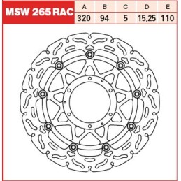 Radiator Suzuki LT-R 450/450Z (Quadracer) 2006-2009, RAD-098 - 4RIDE - MLM Motors