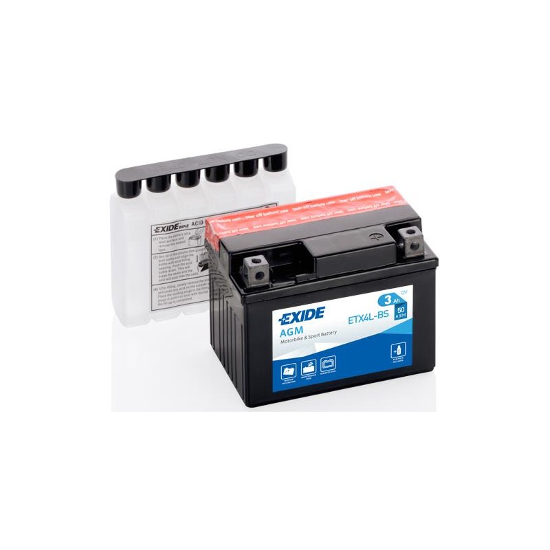 Acumulator EXIDE ETX4L-BS - EXIDE - MLM Motors