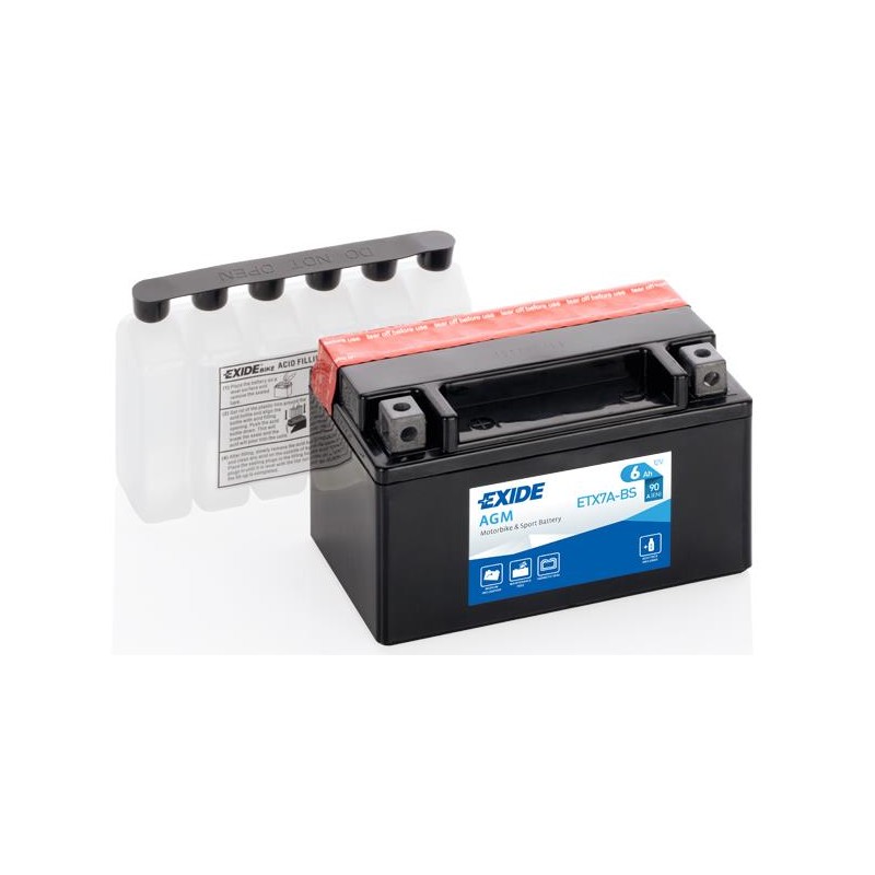 Acumulator EXIDE ETX7A-BS - EXIDE - MLM Motors