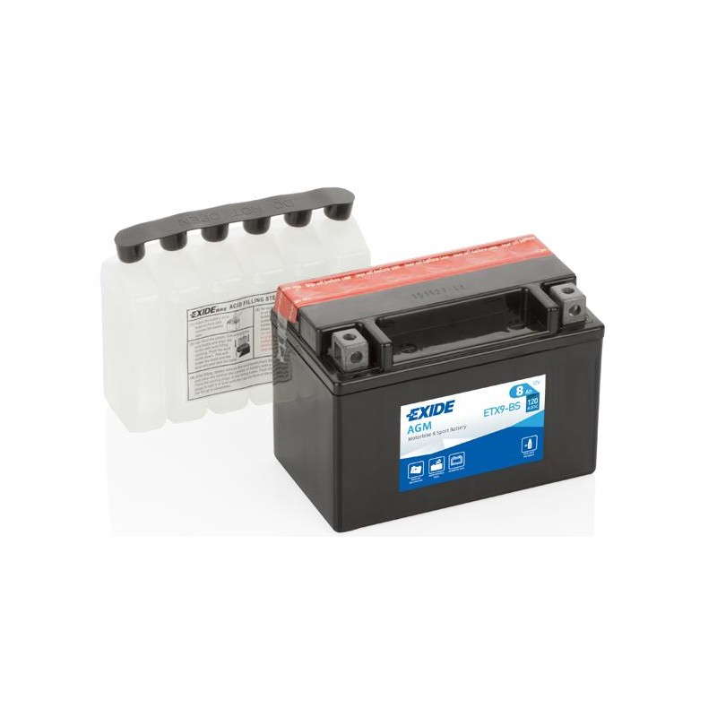 Acumulator EXIDE ETX9-BS - EXIDE - MLM Motors