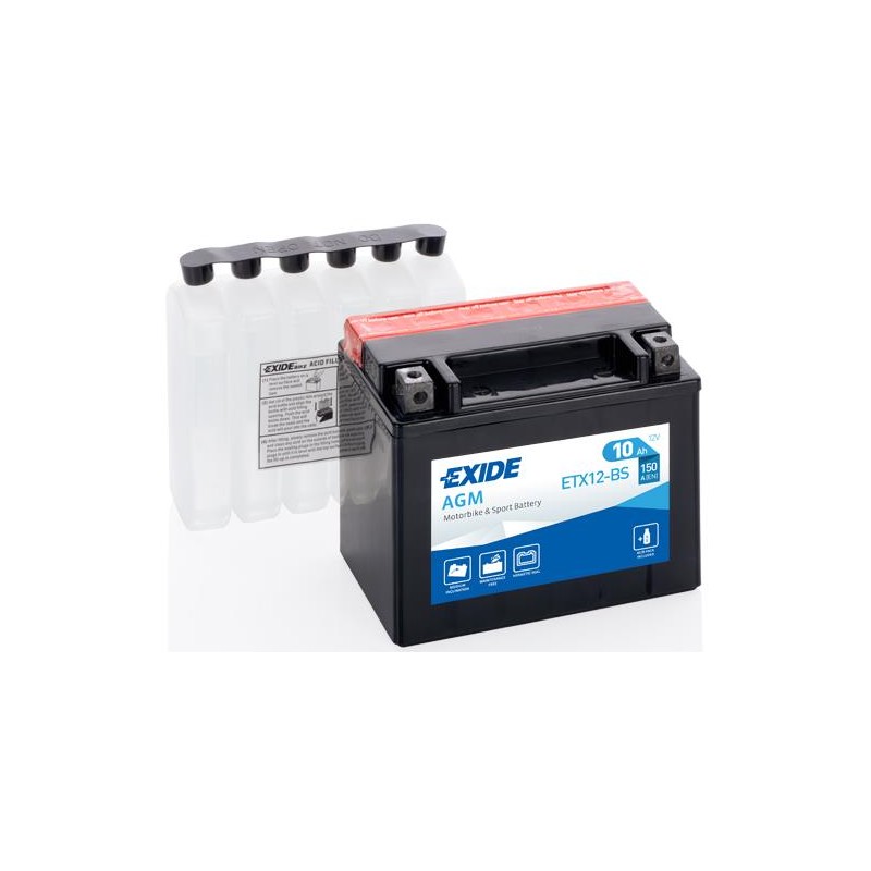 Acumulator EXIDE ETX12-BS - EXIDE - MLM Motors