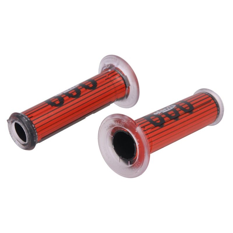 Mansoane Harri`s negru/gri/rosu diametru 22/24mm , 01687/F-DR - ARIETE - MLM Motors