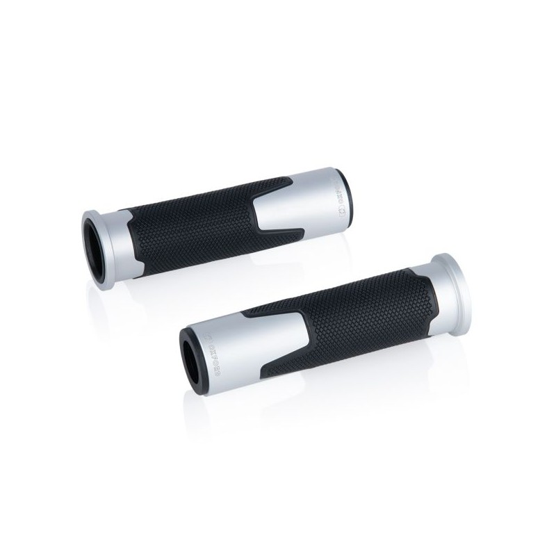 Mansoane Oxford negru/crom diametru 22,2mm, OX610 - OXFORD - MLM Motors