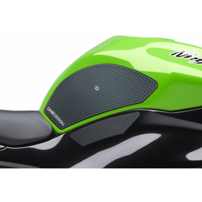 Tank pad PUIG protectie laterala Kawasaki negru, 140.20080N - PUIG - MLM Motors