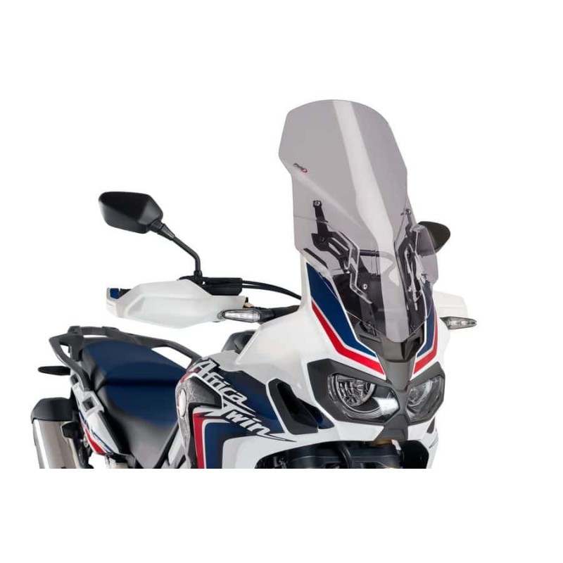Parbriz PUIG cu protectie suport Honda CRF 1000 Africa Twin 2016-2019 smoke, 140.9156H - PUIG - MLM Motors