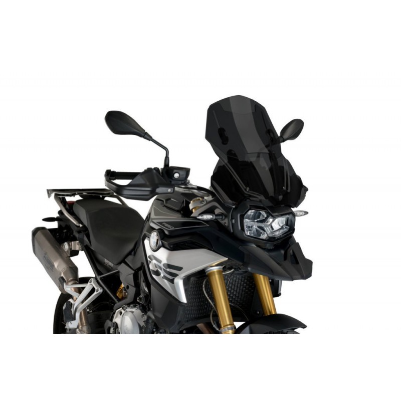 Parbriz PUIG cu protectie,suport BMW F 850 GS 2018-2023 dark smoke, 140.3179F - PUIG - MLM Motors
