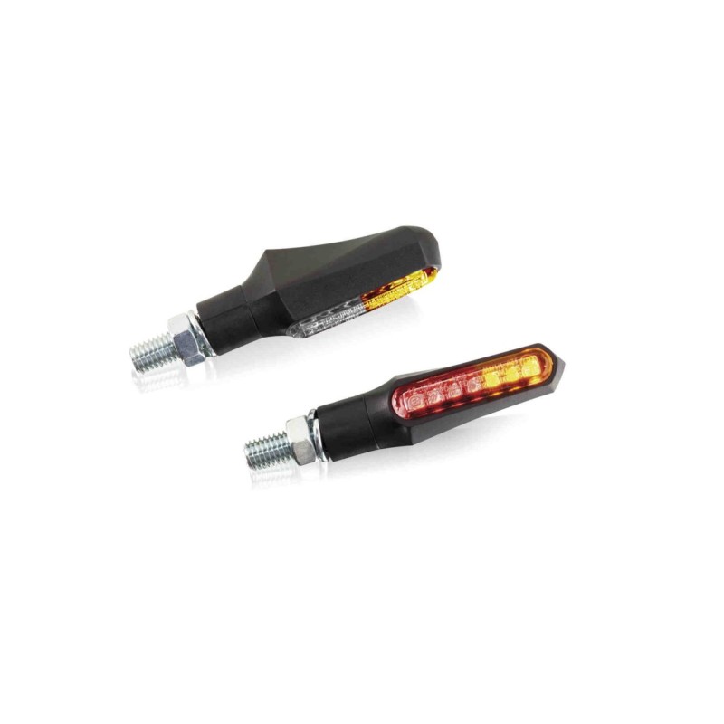 Semnal fata PUIG Curve led negru 60/25mm, 140.9084N - PUIG - MLM Motors