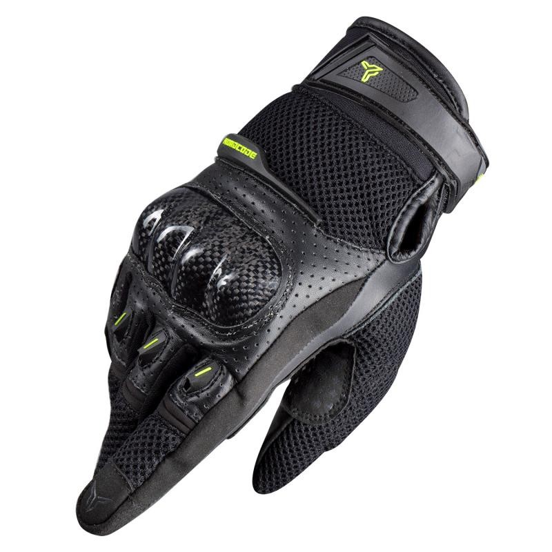 Manusi textile Nordcode AIR TECH-R negru/galben - NORDCODE - MLM Motors